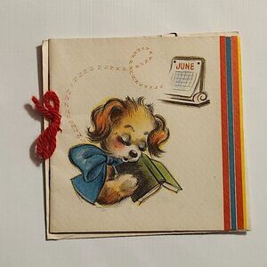 ADORABLE VINTAGE FATHER'S DAY GREETING CARD Hallmark Coutto 1950s